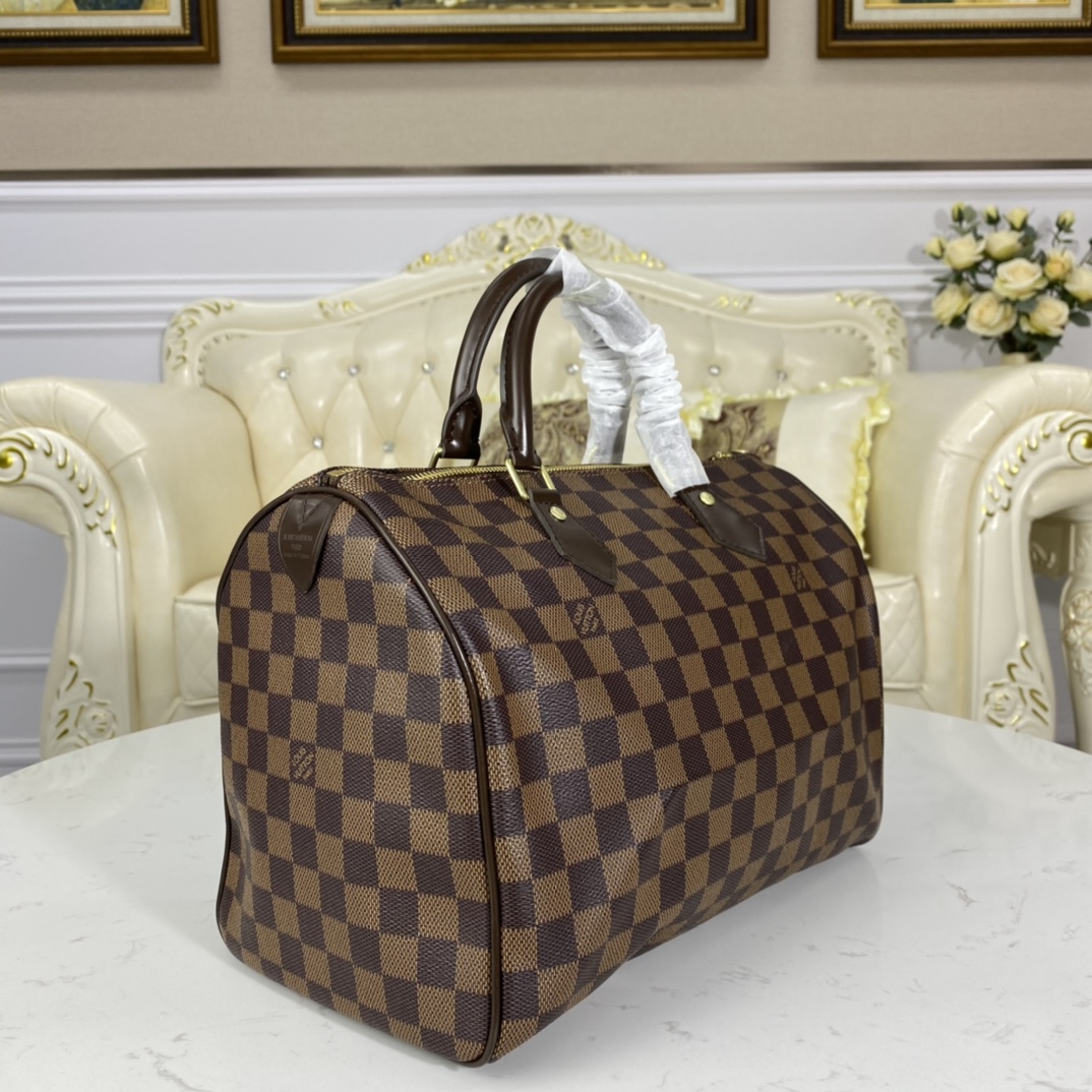 Louis Vuitton SPEEDY BANDOULIERE 30 Damier Ebene Handbag N41364 